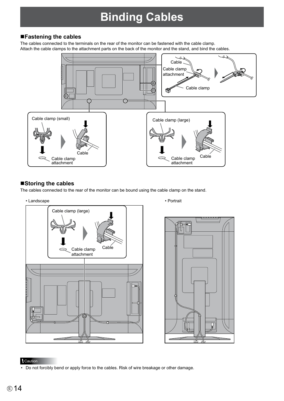 Binding cables | Asus PQ321QE User Manual | Page 14 / 33
