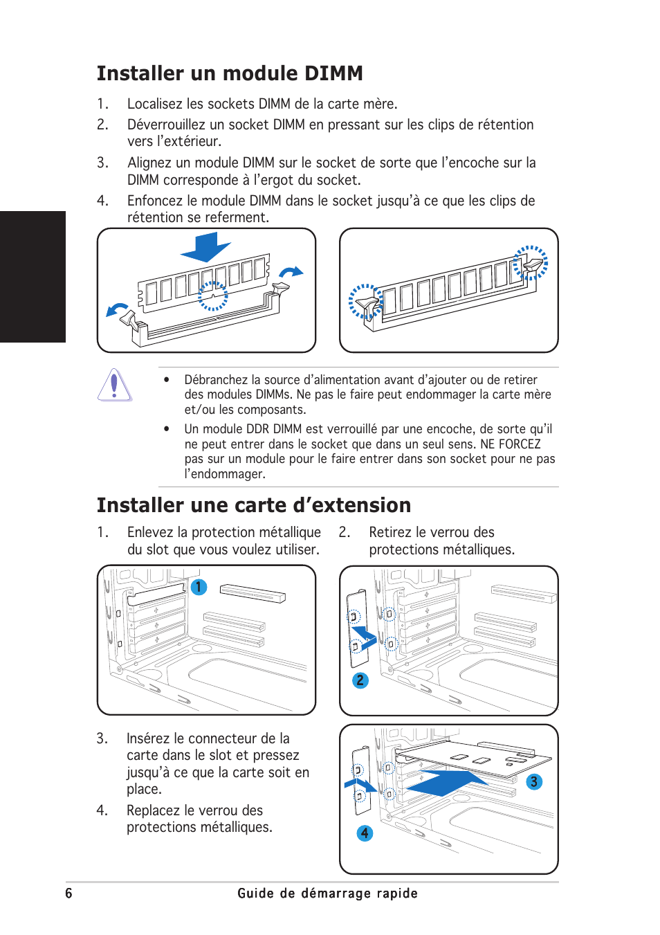 Fran ç ais | Asus V2-AE1 User Manual | Page 14 / 80