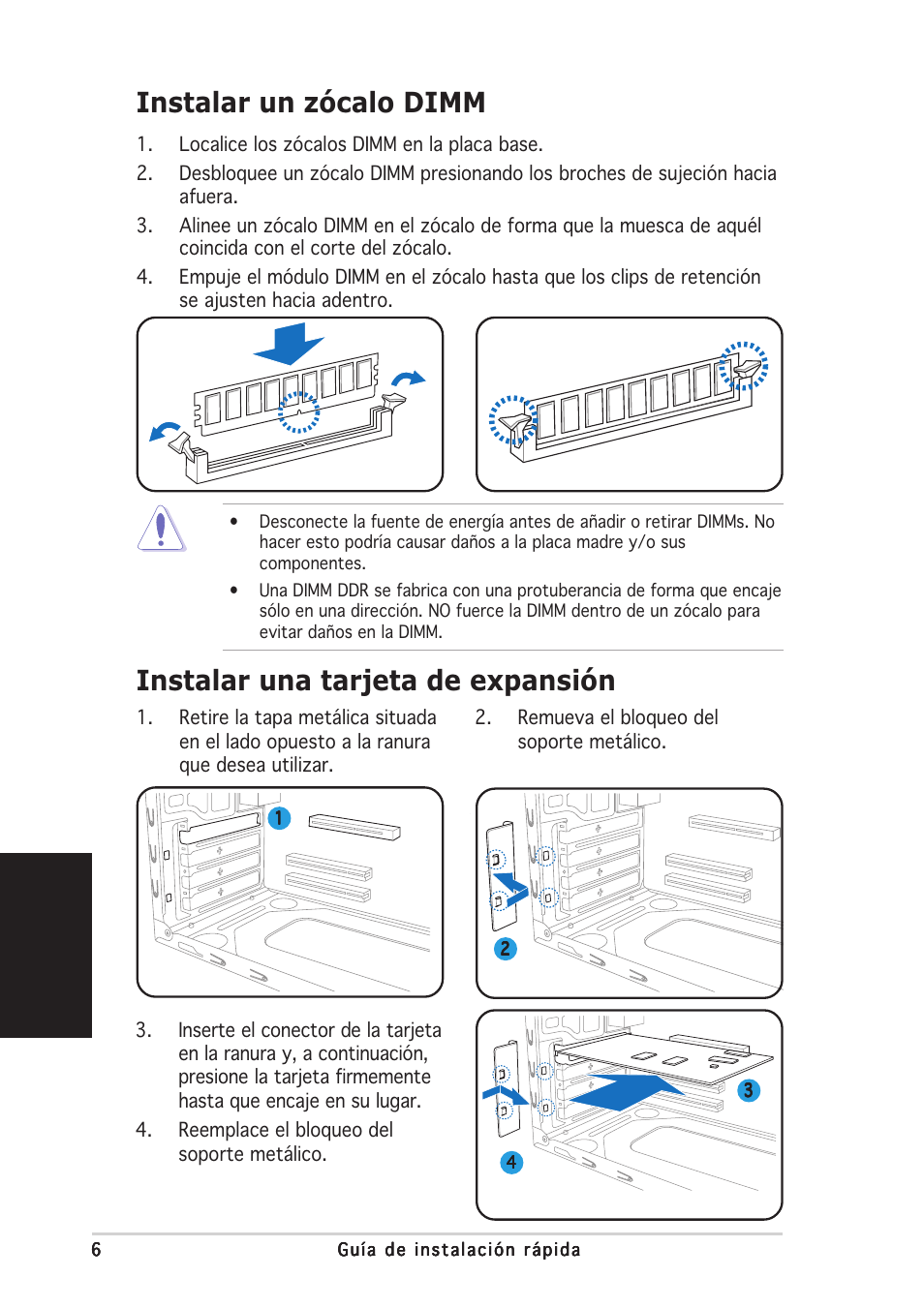 Espa ñ ol | Asus V2-AE1 User Manual | Page 38 / 80