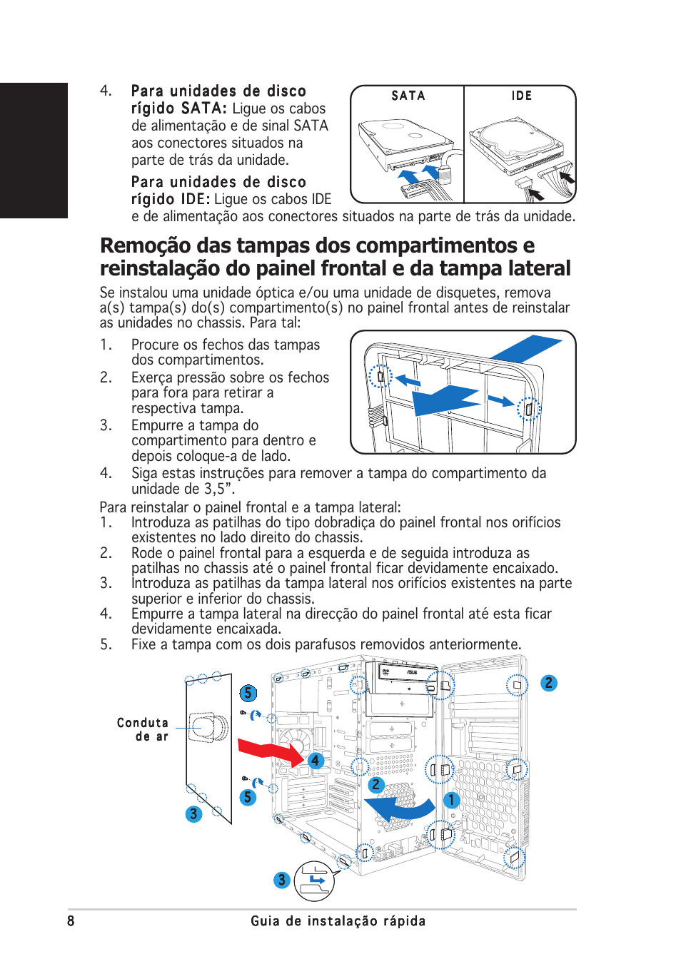 Portugu ê s | Asus V2-AE1 User Manual | Page 56 / 80