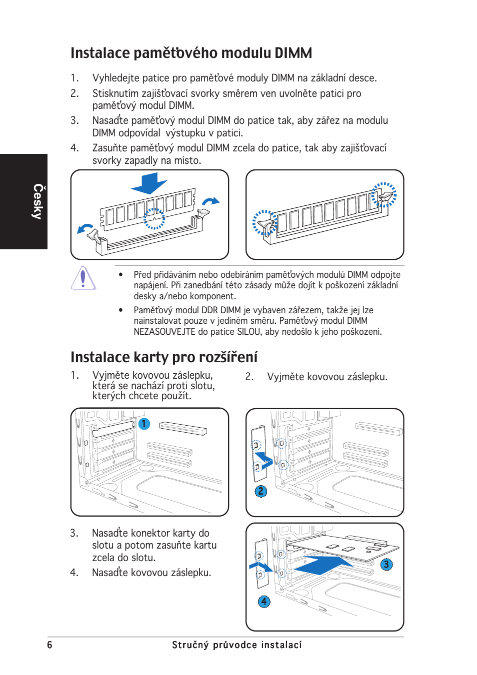 Česky | Asus V2-AE1 User Manual | Page 62 / 80