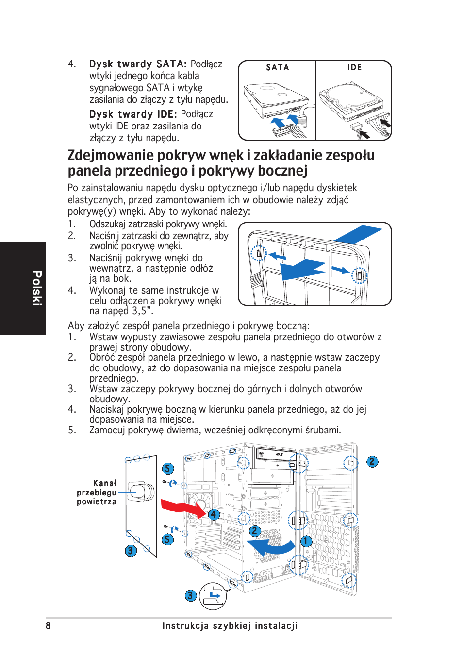 Polski | Asus V2-AE1 User Manual | Page 72 / 80