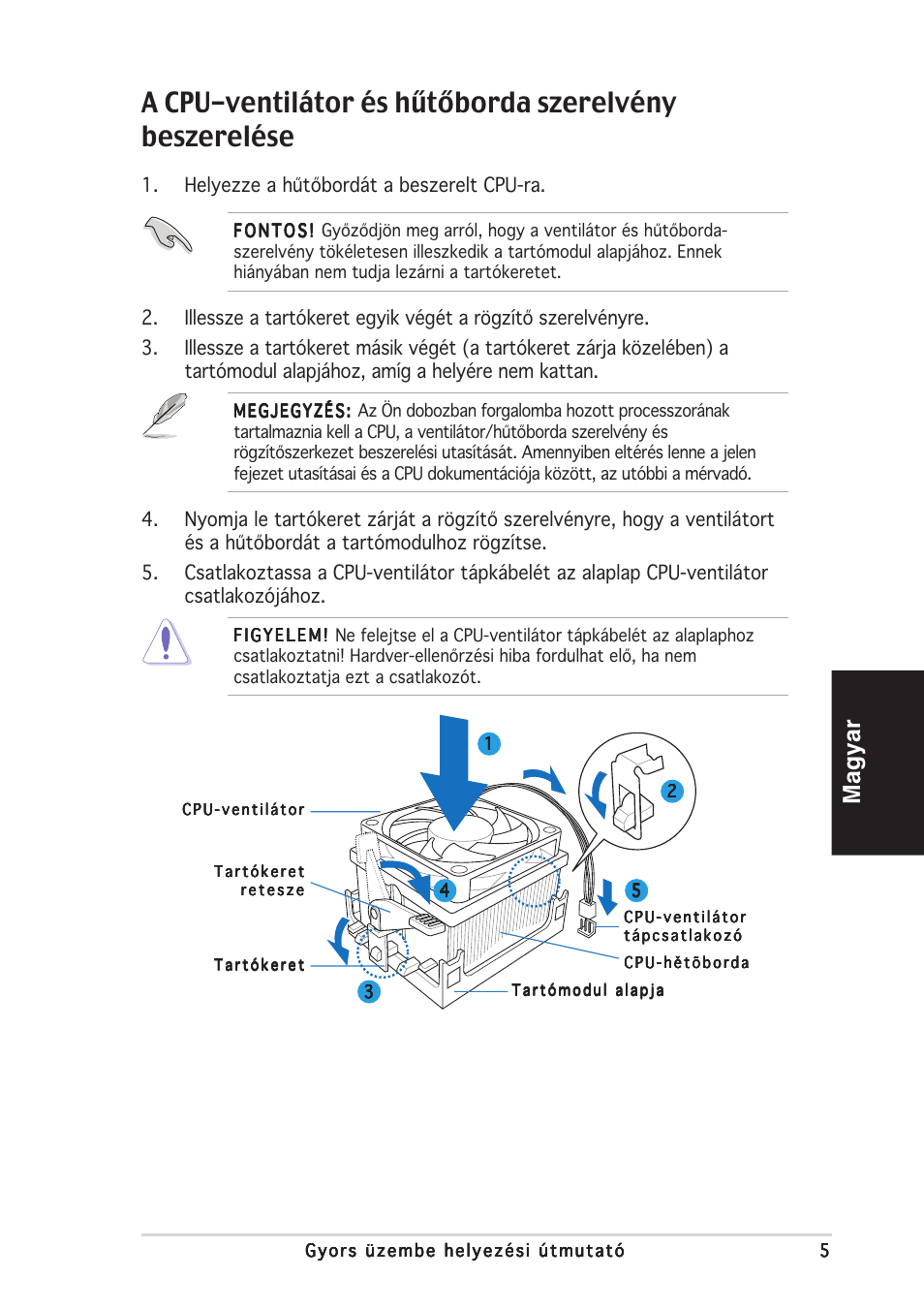 Magyar | Asus V2-AE1 User Manual | Page 77 / 80