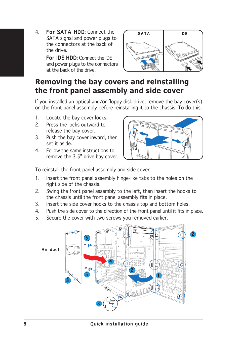 English | Asus V2-AE1 User Manual | Page 8 / 80