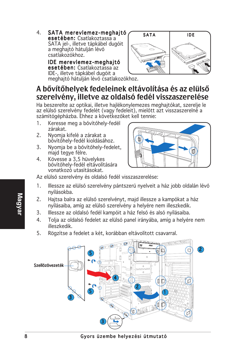 Magyar | Asus V2-AE1 User Manual | Page 80 / 80