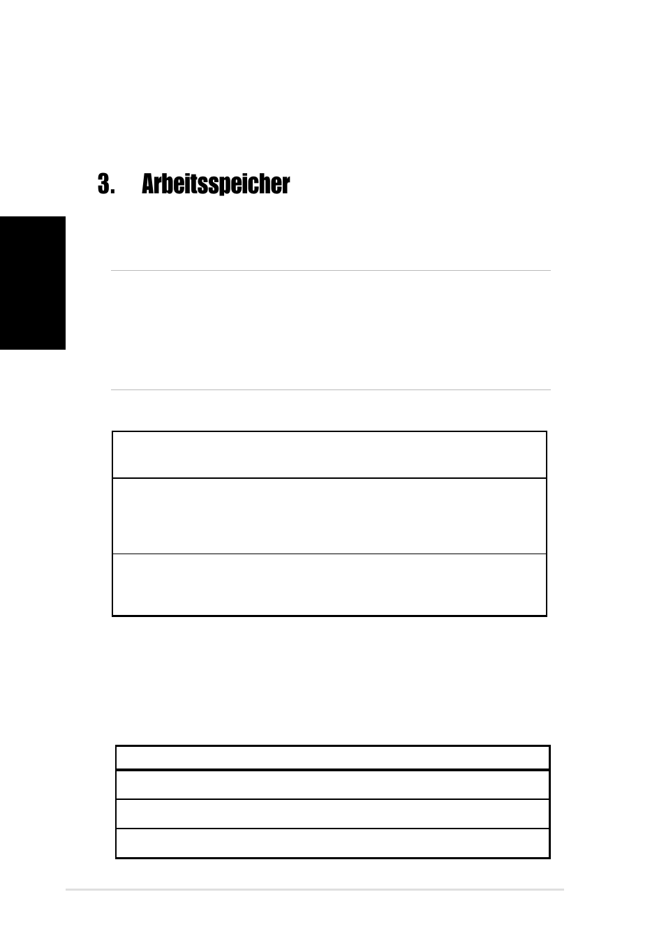 Arbeitsspeicher, Deutsch | Asus P4P8X User Manual | Page 6 / 16