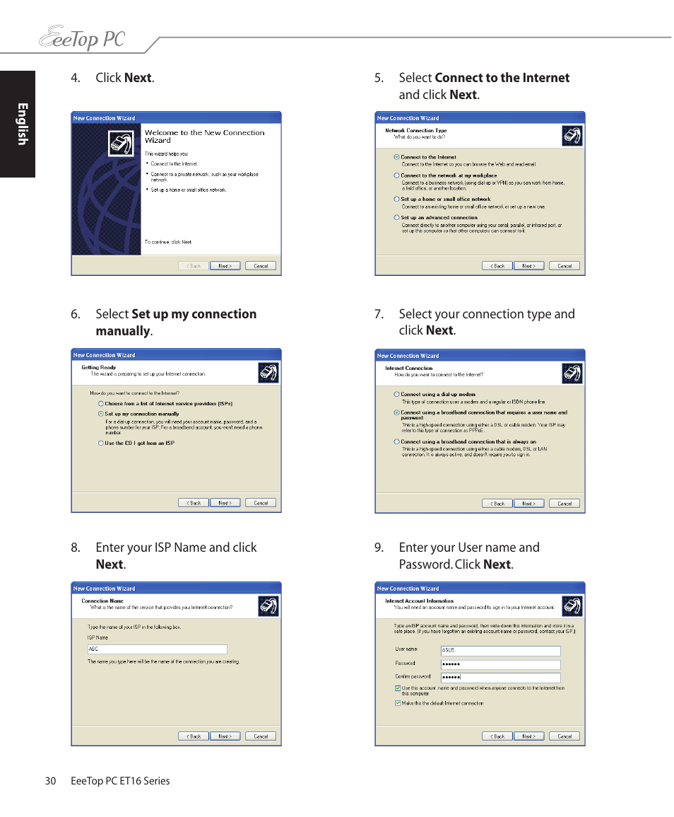 Asus ET1610PT User Manual | Page 30 / 36