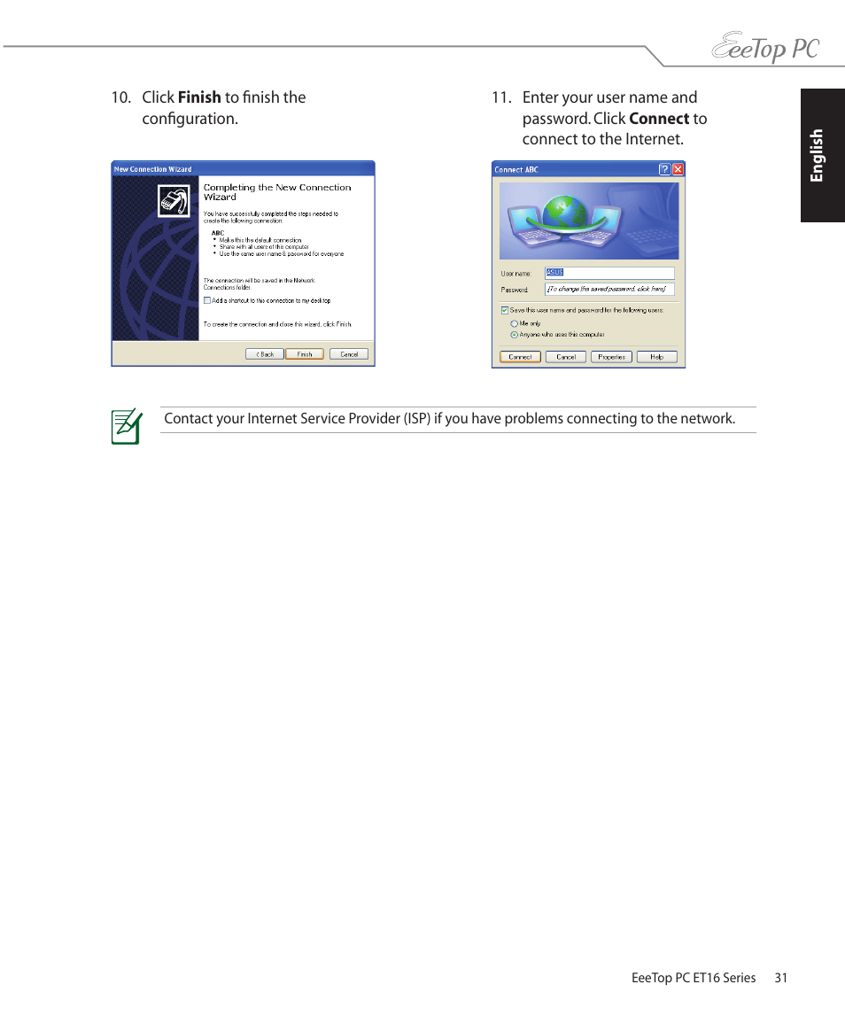 Asus ET1610PT User Manual | Page 31 / 36