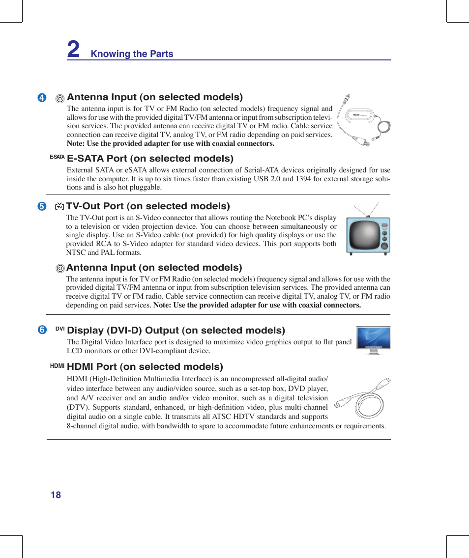 Asus M51A User Manual | Page 18 / 89