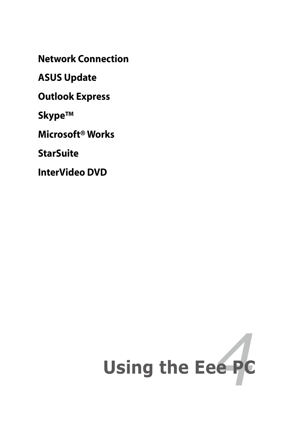 Asus Eee PC 900/XP User Manual | Page 39 / 92