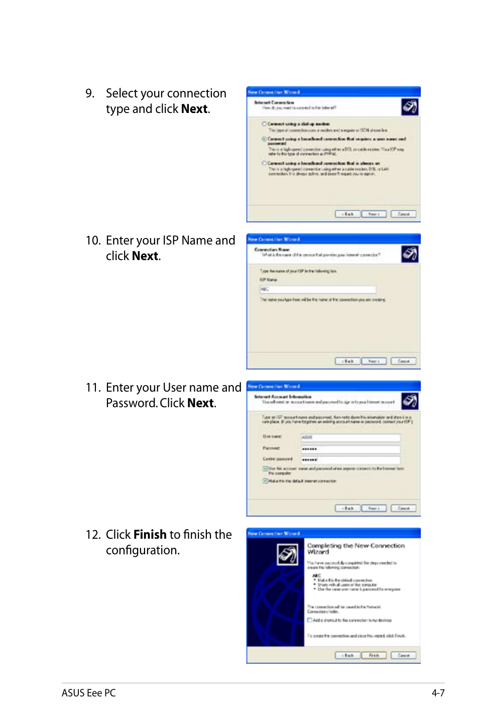 Asus Eee PC 900/XP User Manual | Page 45 / 92