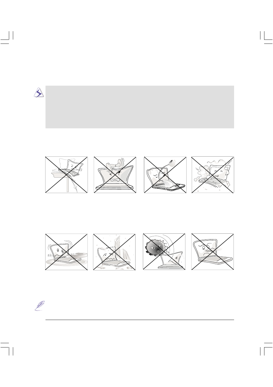 Precauciones con el ordenador | Asus L84B User Manual | Page 11 / 94