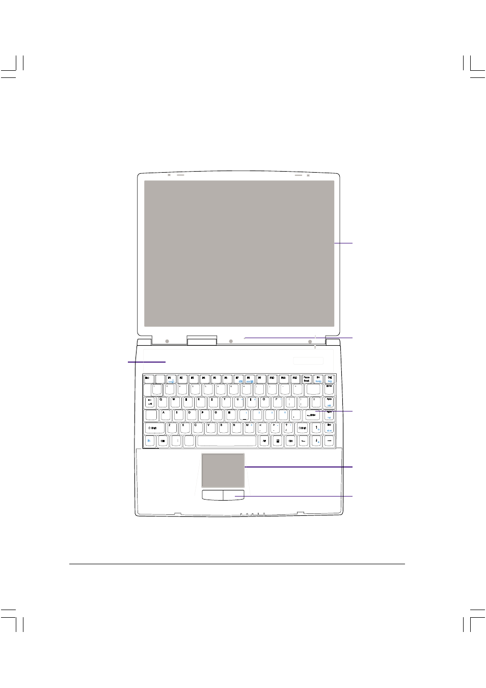 Parte superior, 14 2. descripción de los elementos | Asus L84B User Manual | Page 14 / 94