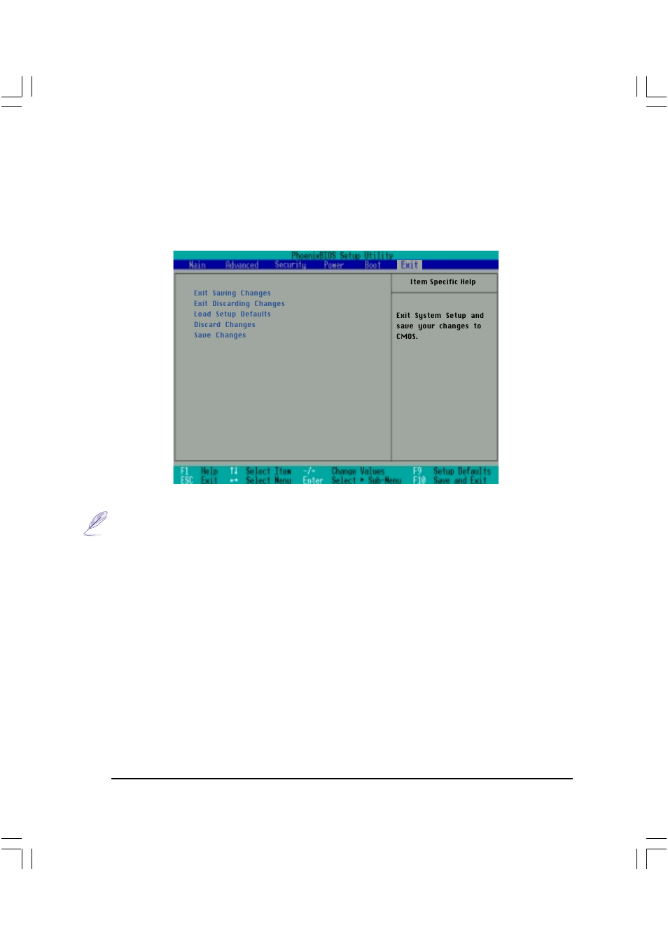 Menú exit, 77 5. configurar la bios, Exit saving changes | Exit discarding changes | Asus L84B User Manual | Page 77 / 94