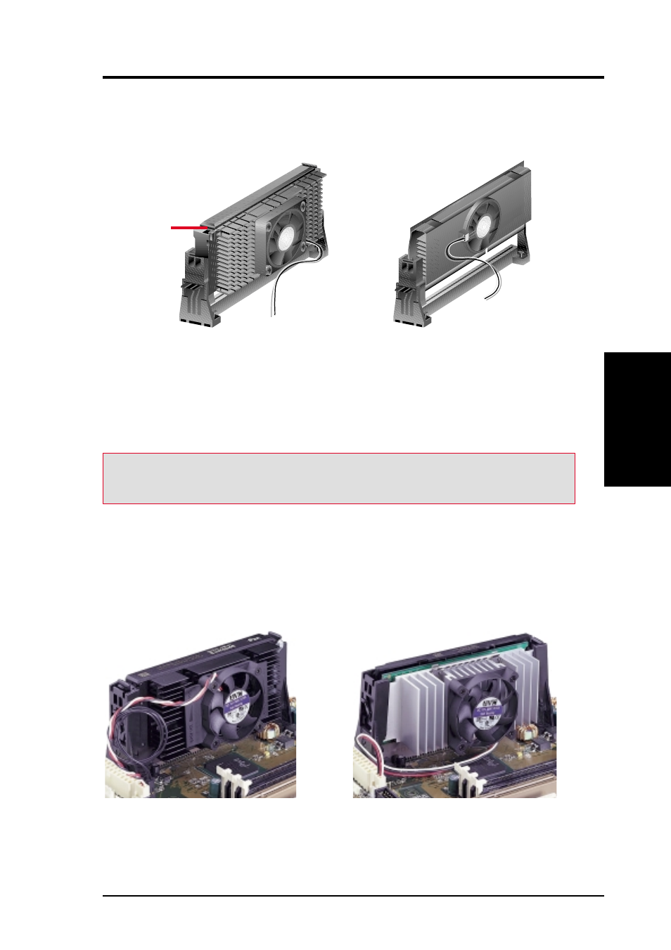 Hardware setup, 5 removing the processor, 6 recommended heatsinks for slot 1 processors | Asus P3C-D User Manual | Page 33 / 104