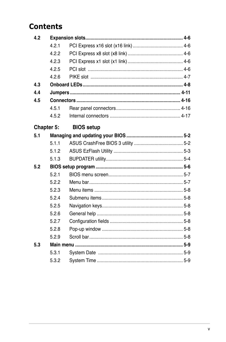 Asus TS300-E8-RS4-C User Manual | Page 5 / 170
