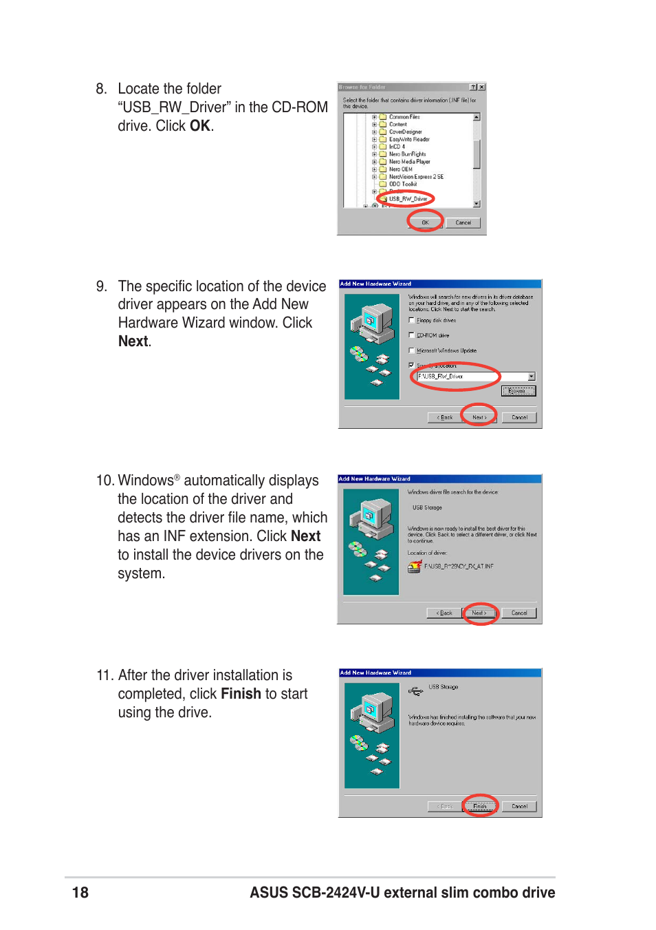 Asus SCB-2424V-U User Manual | Page 18 / 28