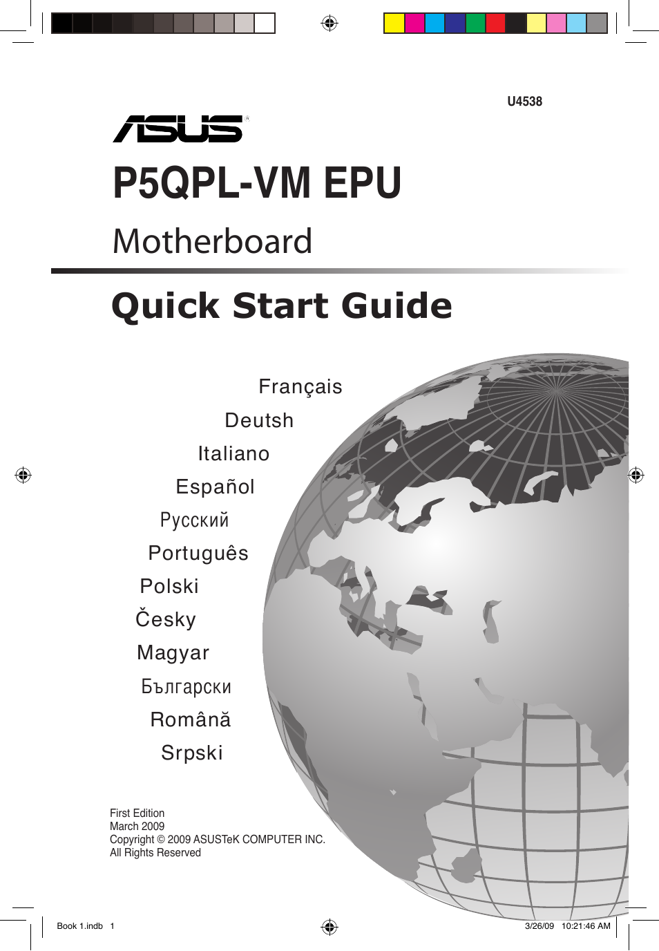 Asus P5QPL-VM EPU User Manual | 38 pages