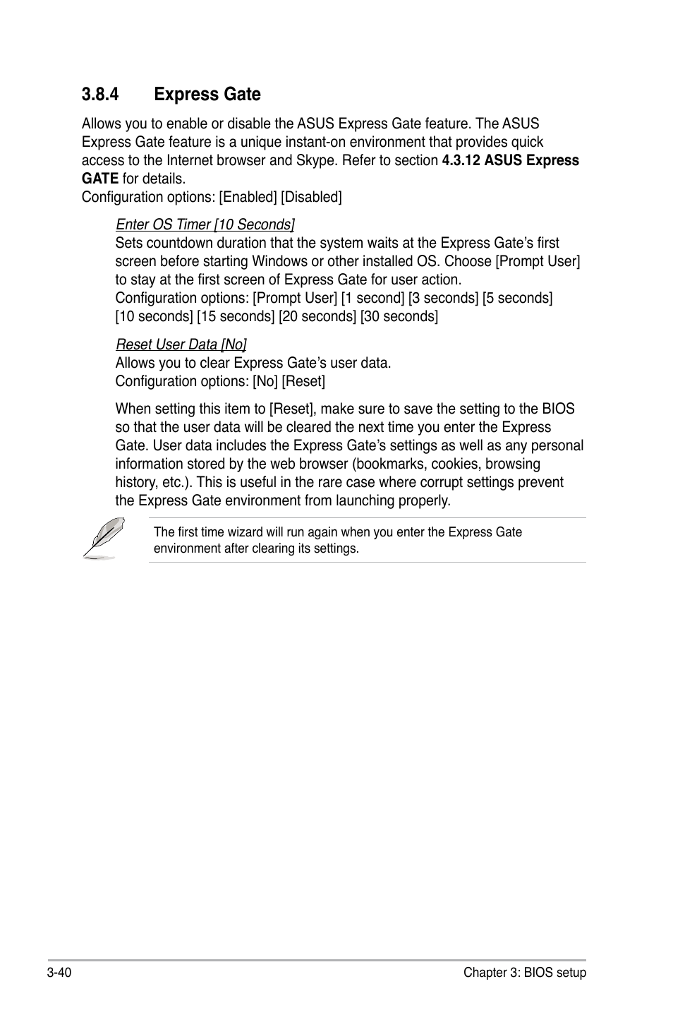 4 express gate, Express gate -40 | Asus P5Q-E/WiFi-AP User Manual | Page 110 / 192