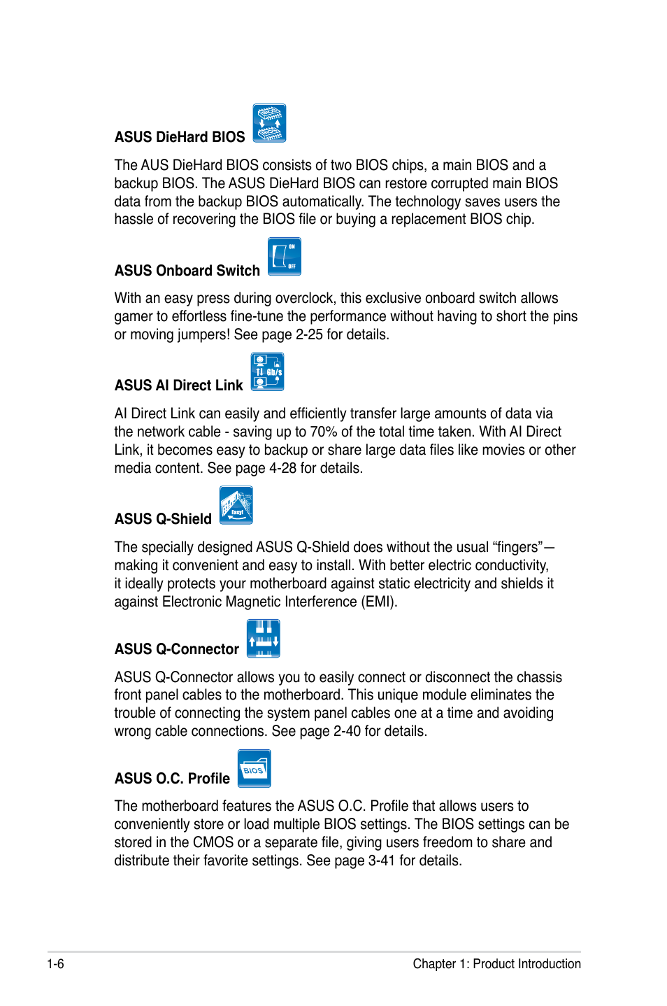 Asus P5Q-E/WiFi-AP User Manual | Page 22 / 192