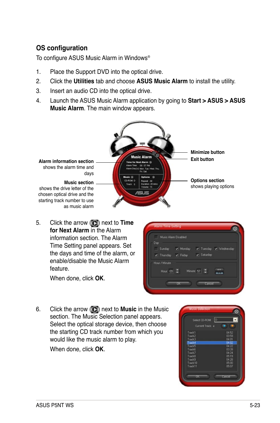 Os configuration | Asus P5NT WS User Manual | Page 135 / 160