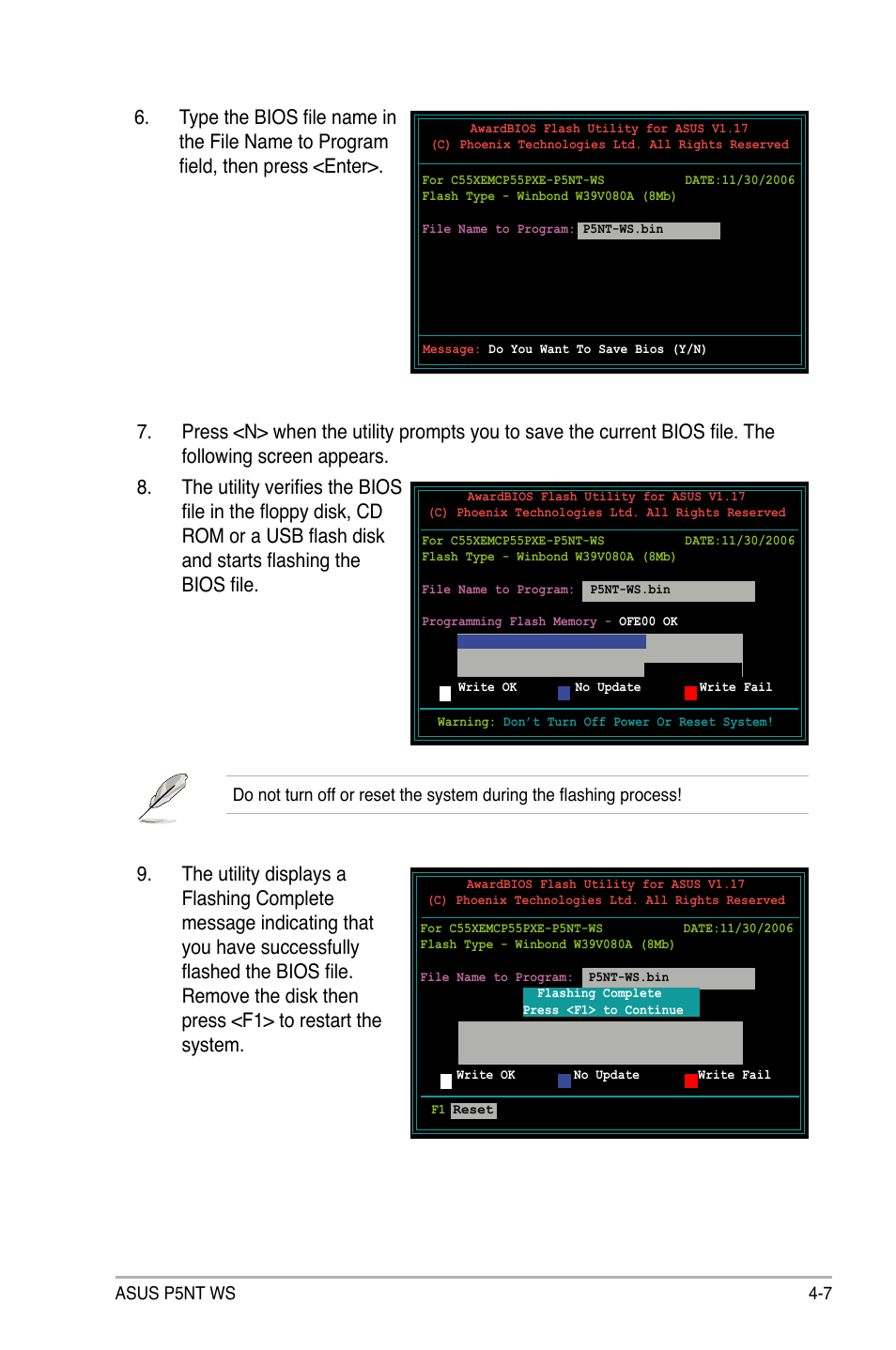 Asus P5NT WS User Manual | Page 71 / 160