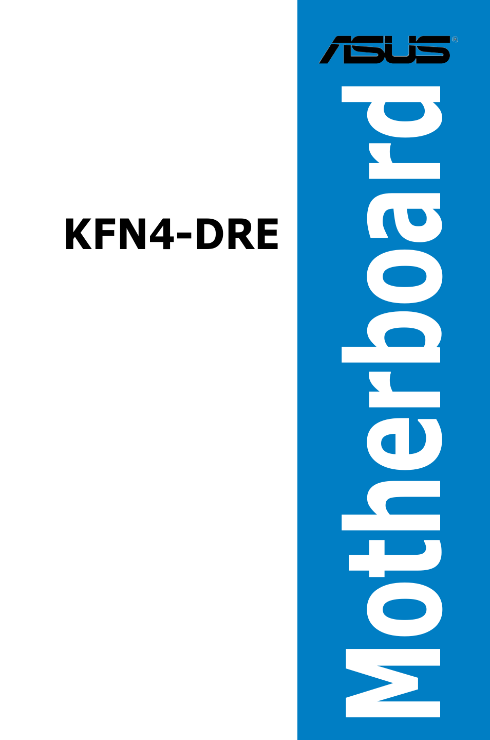 Asus KFN4-DRE User Manual | 122 pages