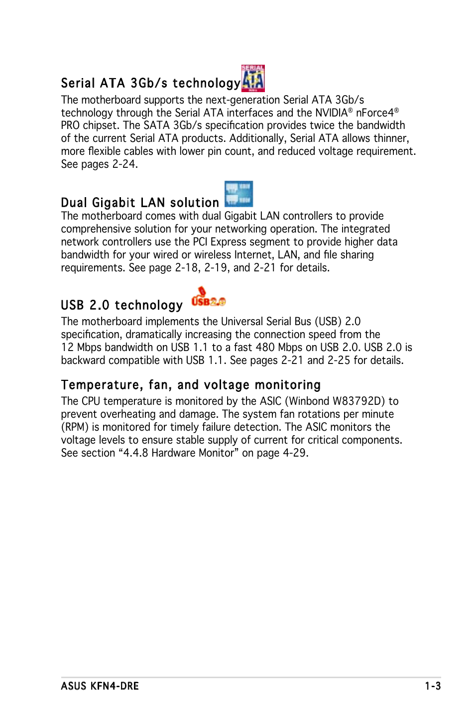 Asus KFN4-DRE User Manual | Page 17 / 122