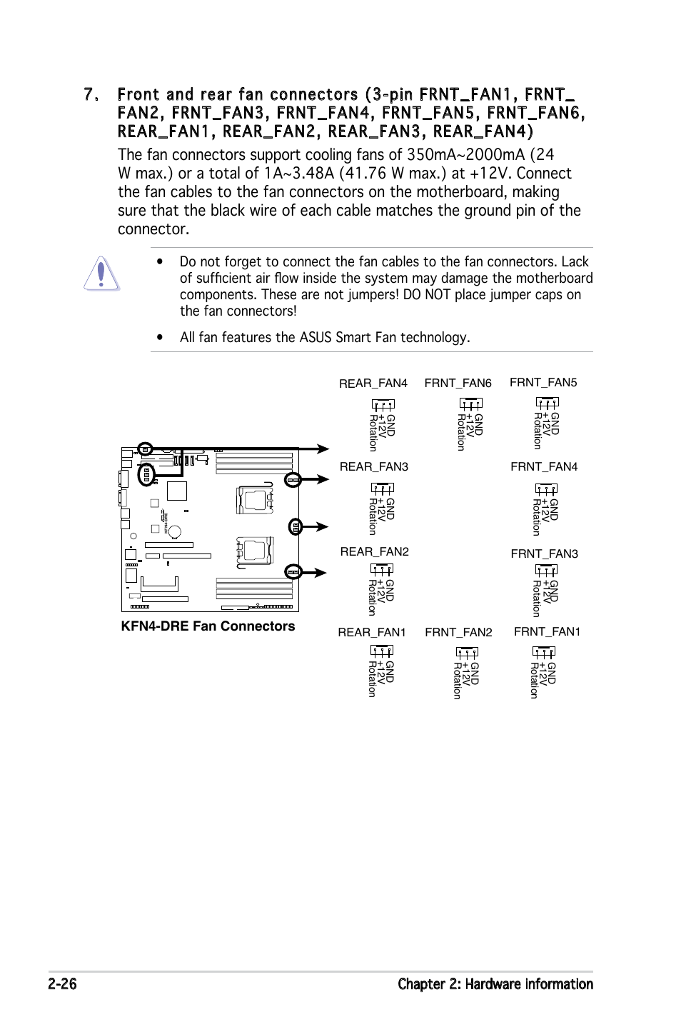26 chapter 2: hardware information | Asus KFN4-DRE User Manual | Page 46 / 122