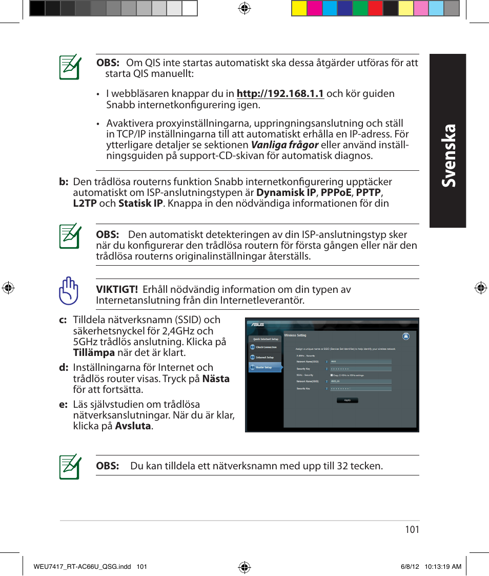 Sv ensk a | Asus RT-AC66U User Manual | Page 101 / 181