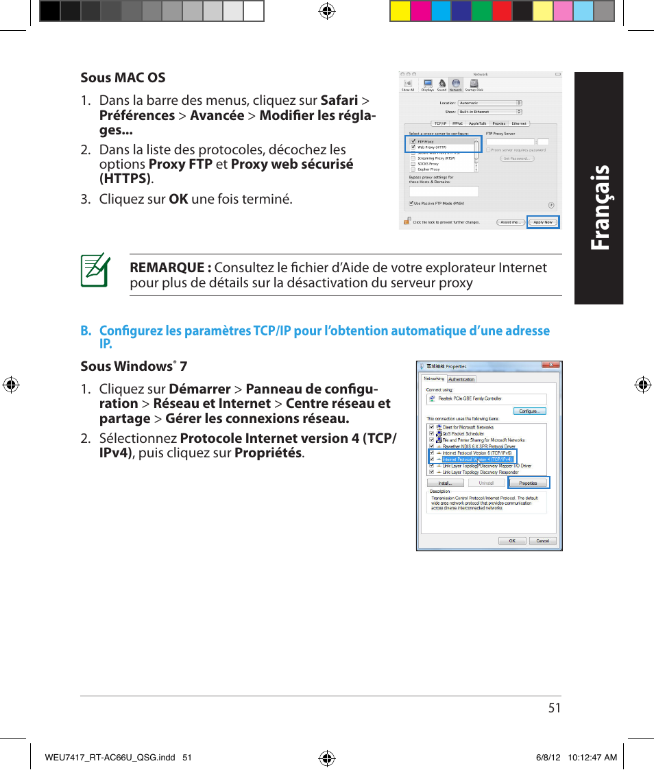 Fr anç ais | Asus RT-AC66U User Manual | Page 51 / 181