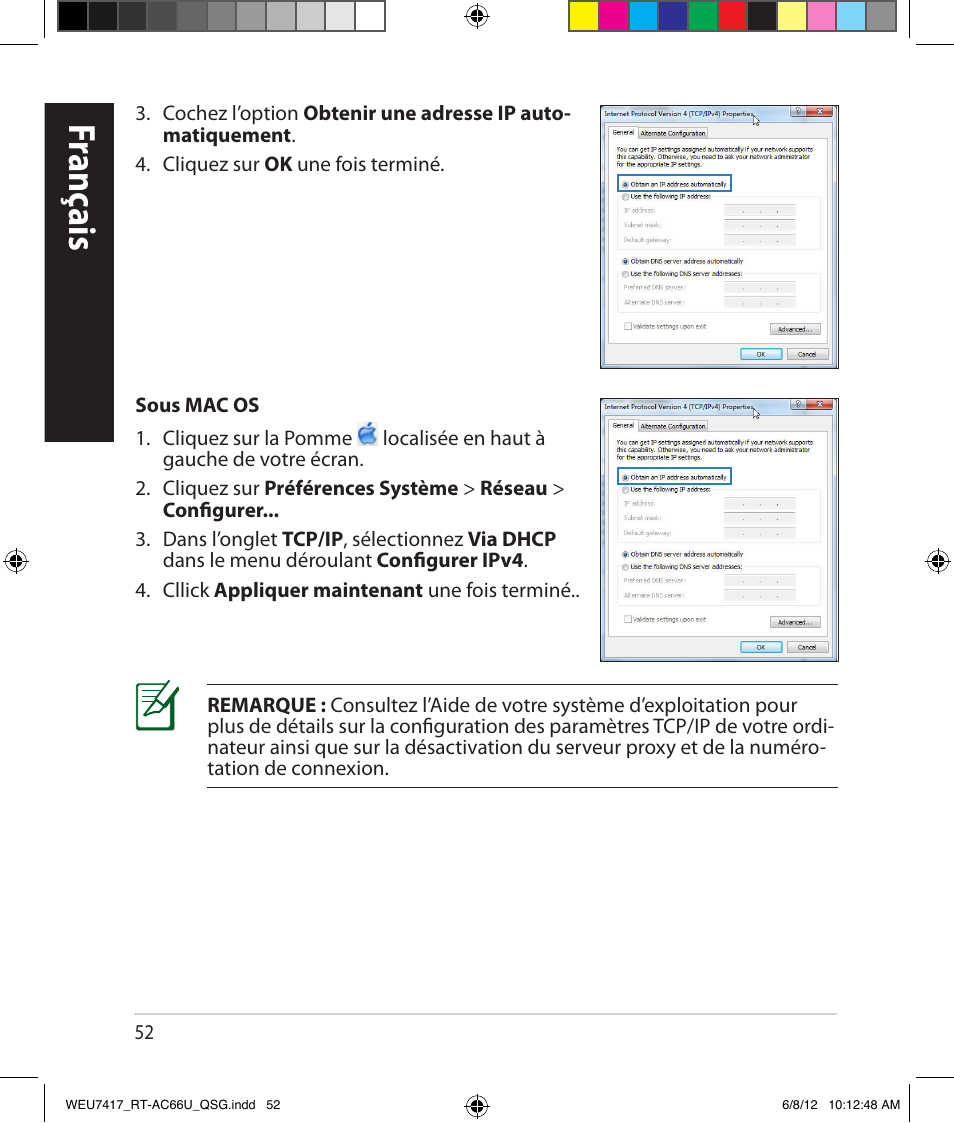 Franç ais | Asus RT-AC66U User Manual | Page 52 / 181