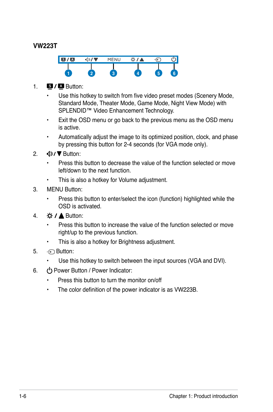 Vw223t | Asus VW223T User Manual | Page 14 / 30