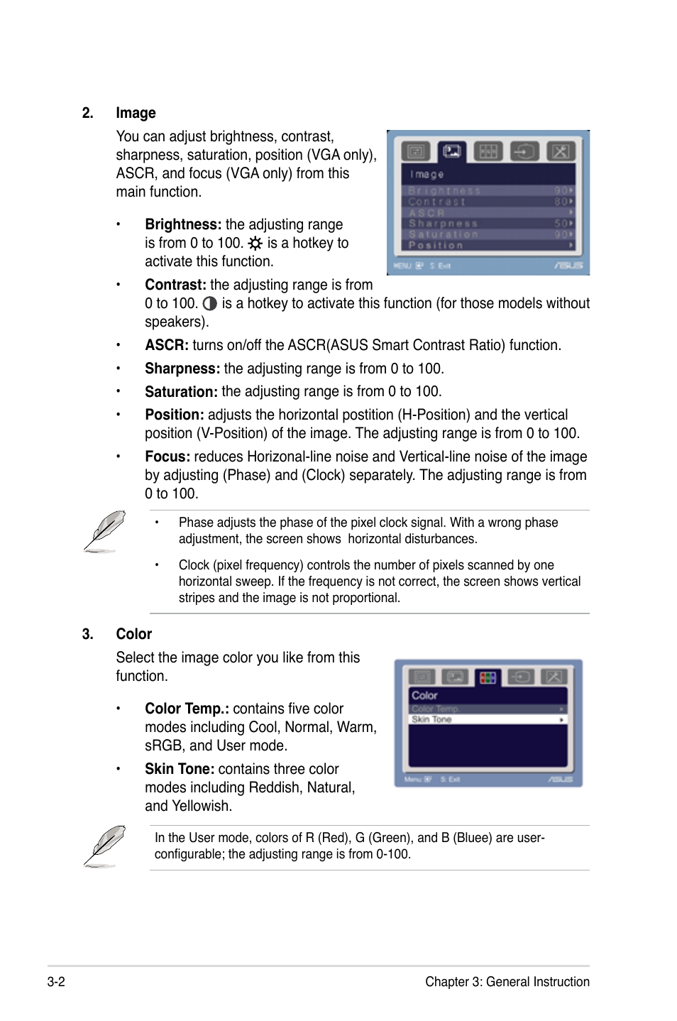 Asus VW223T User Manual | Page 22 / 30