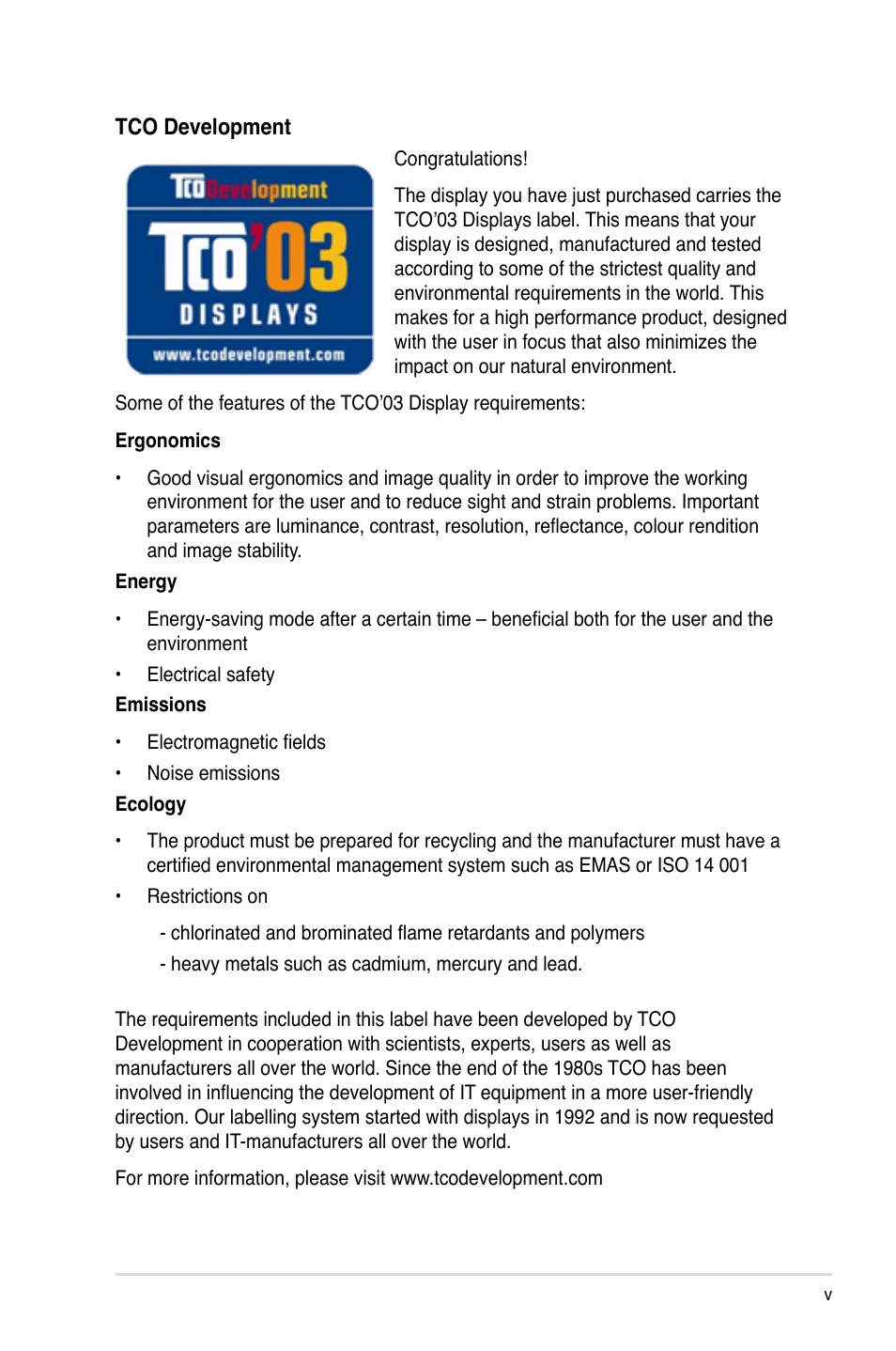 Asus VW223T User Manual | Page 5 / 30