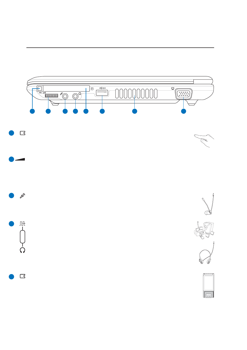 Right side | Asus W6A User Manual | Page 20 / 70