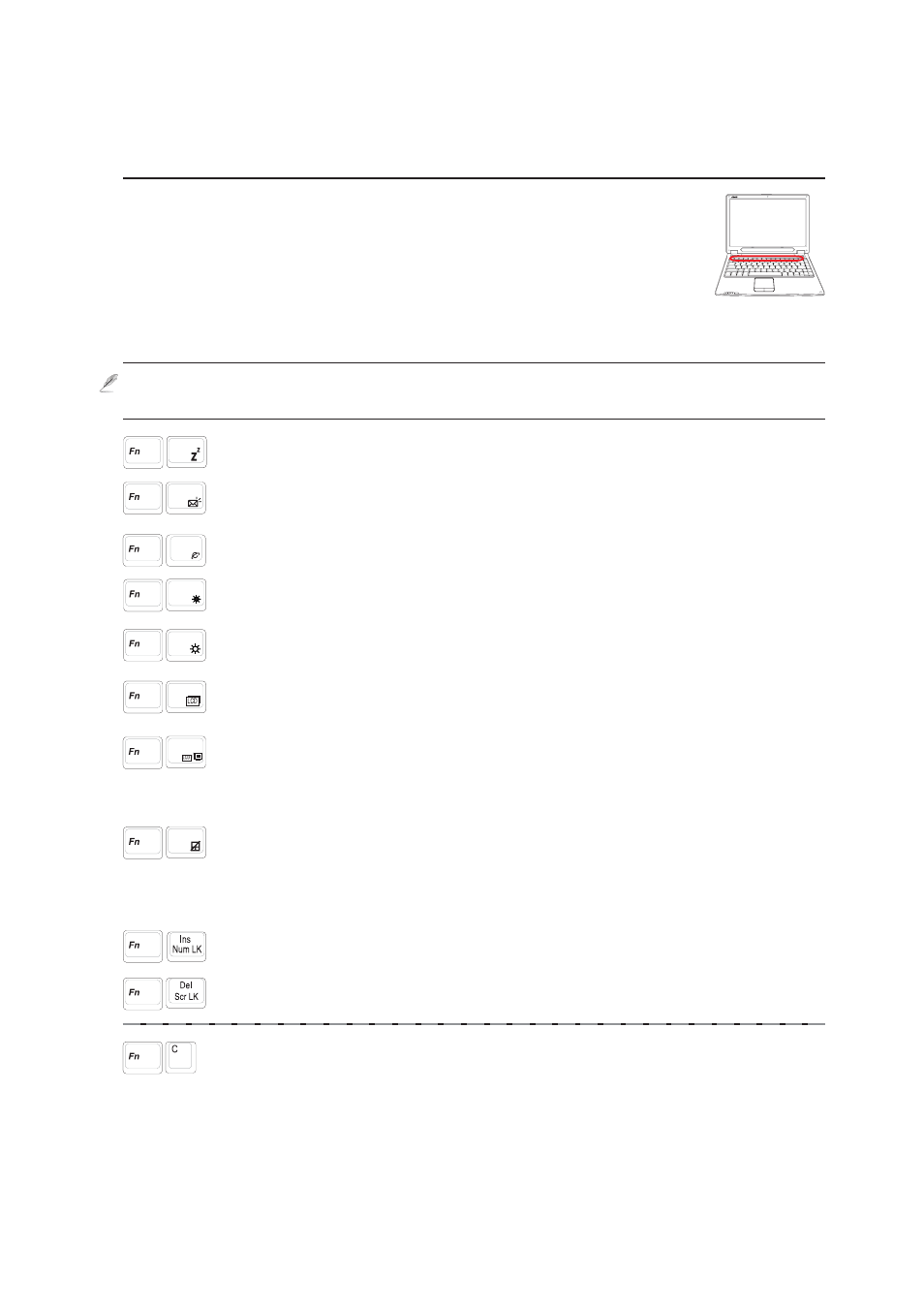 Special keyboard functions, Colored hot keys, 29 getting started | Asus W6A User Manual | Page 29 / 70