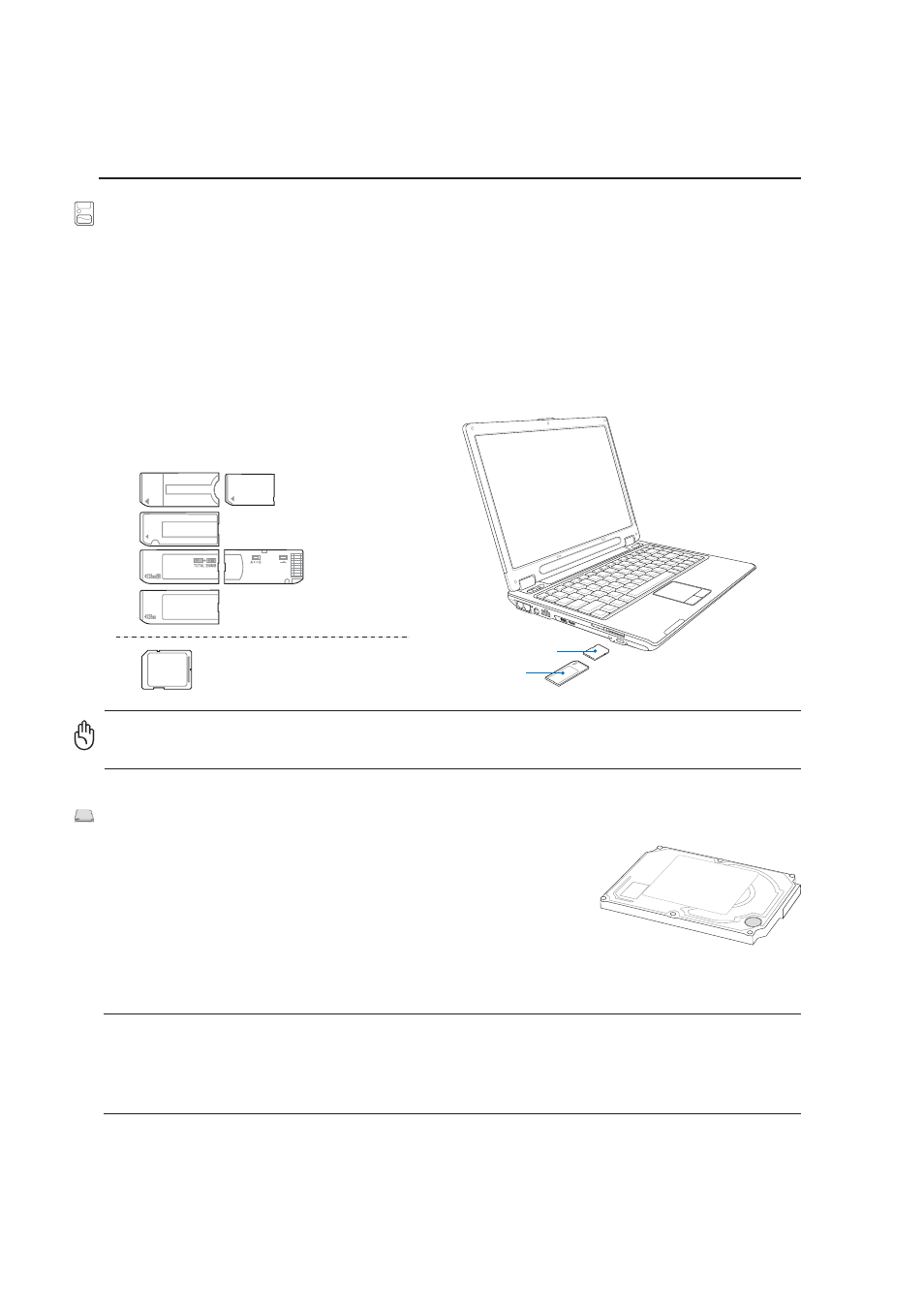 Hard disk drive | Asus W6A User Manual | Page 42 / 70