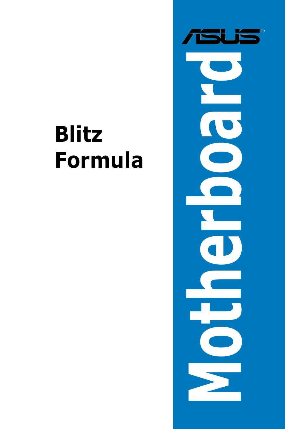Asus Blitz Formula (Special Edition) User Manual | 166 pages