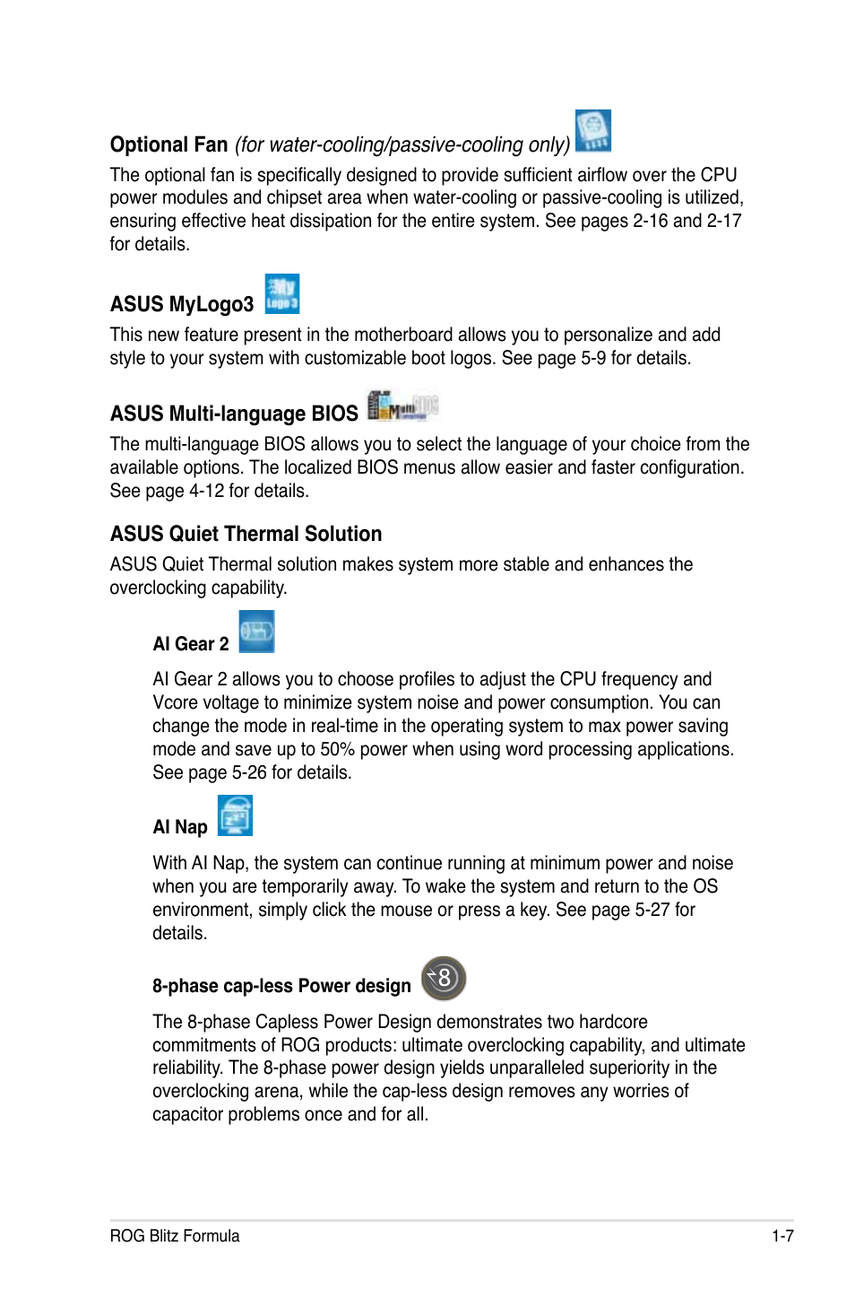 Asus Blitz Formula (Special Edition) User Manual | Page 23 / 166