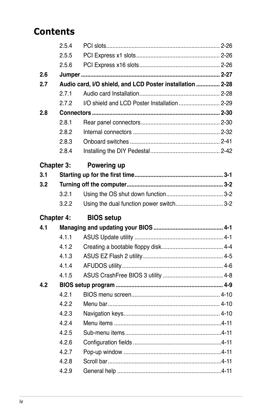 Asus Blitz Formula (Special Edition) User Manual | Page 4 / 166