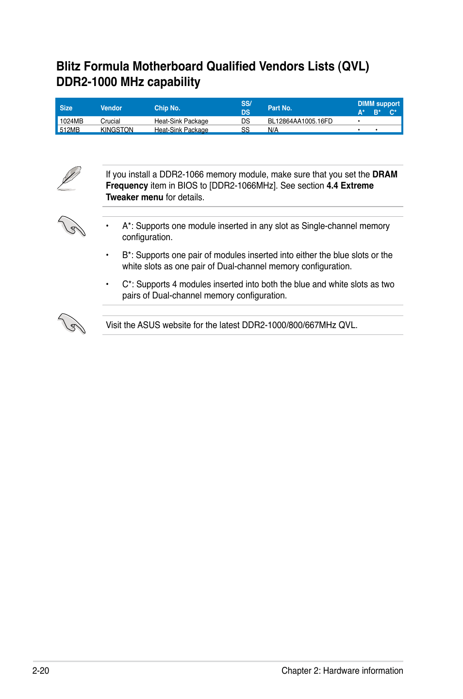 Asus Blitz Formula (Special Edition) User Manual | Page 46 / 166