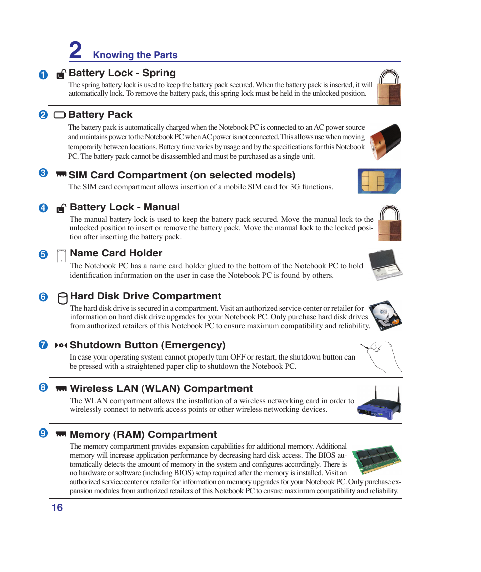 Asus X56VR User Manual | Page 16 / 89