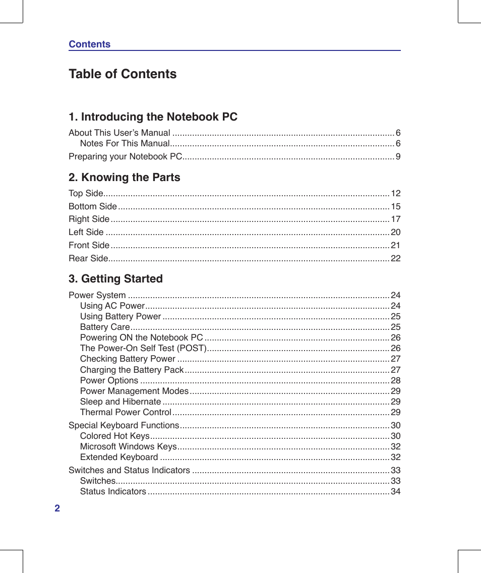 Asus X56VR User Manual | Page 2 / 89