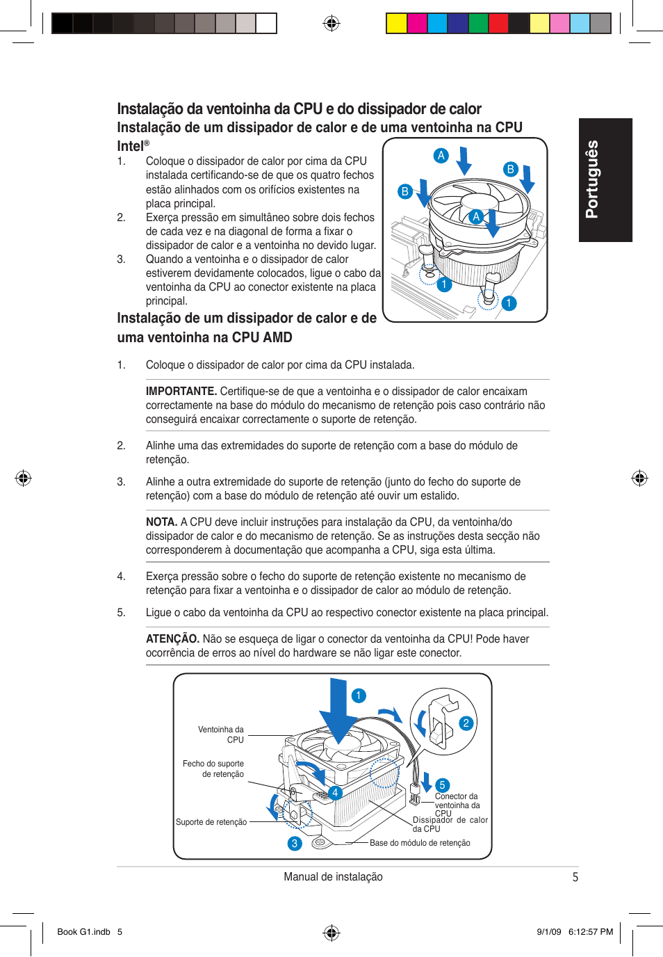 Português | Asus G1-P5G43 User Manual | Page 53 / 80