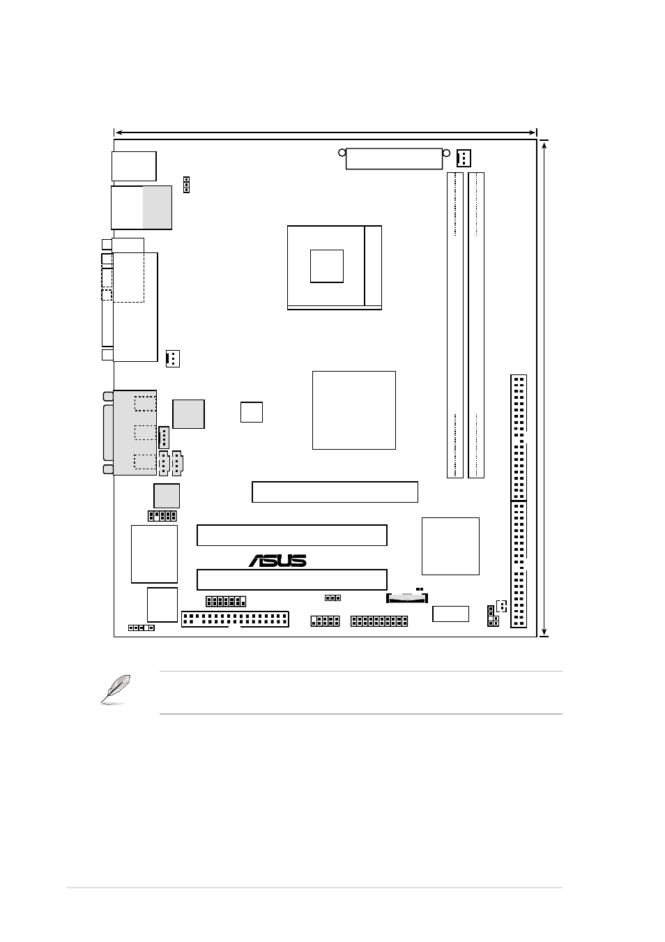 2 motherboard layout, 2 chapter 2: hardware information, P4s333-fx | Pci slot 1, Pci slot 2, 9cm (9.0in) | Asus P4S333-FX User Manual | Page 24 / 112