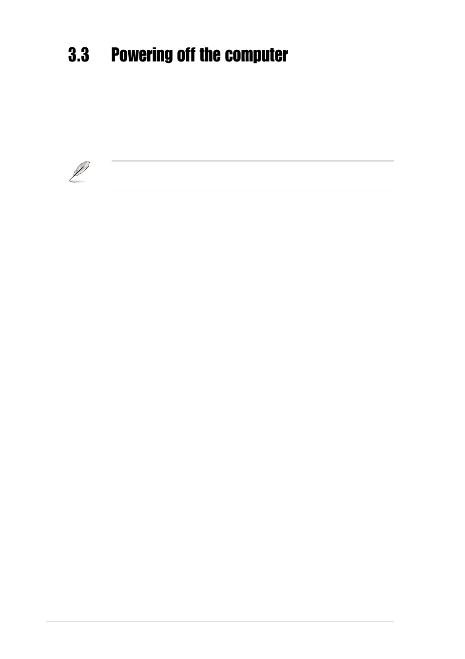 3 powering off the computer | Asus P4S333-FX User Manual | Page 54 / 112