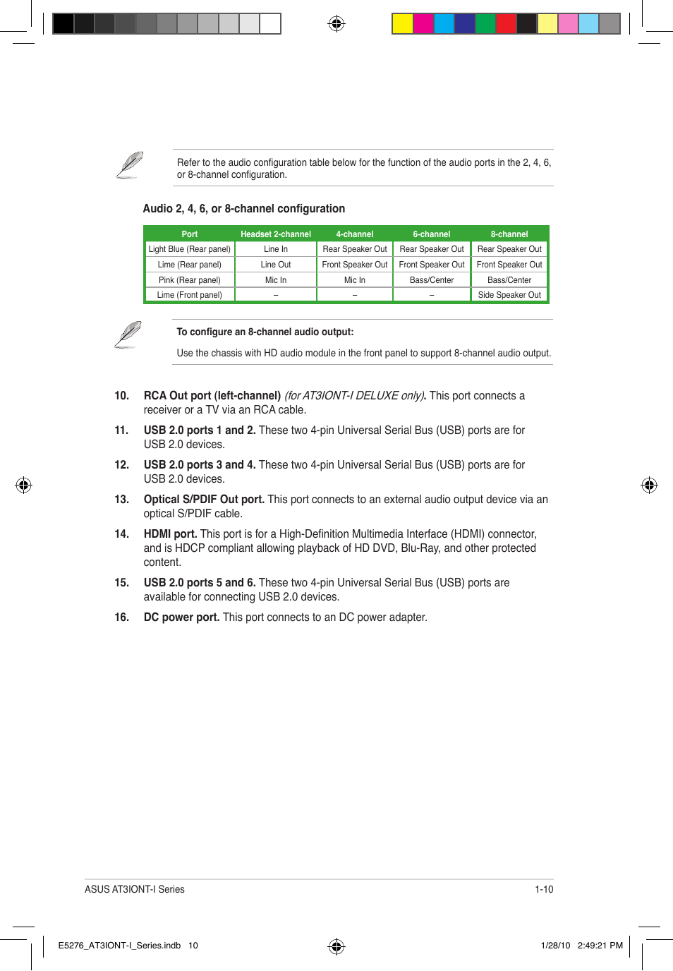 Asus AT3IONT-I DELUXE User Manual | Page 19 / 46