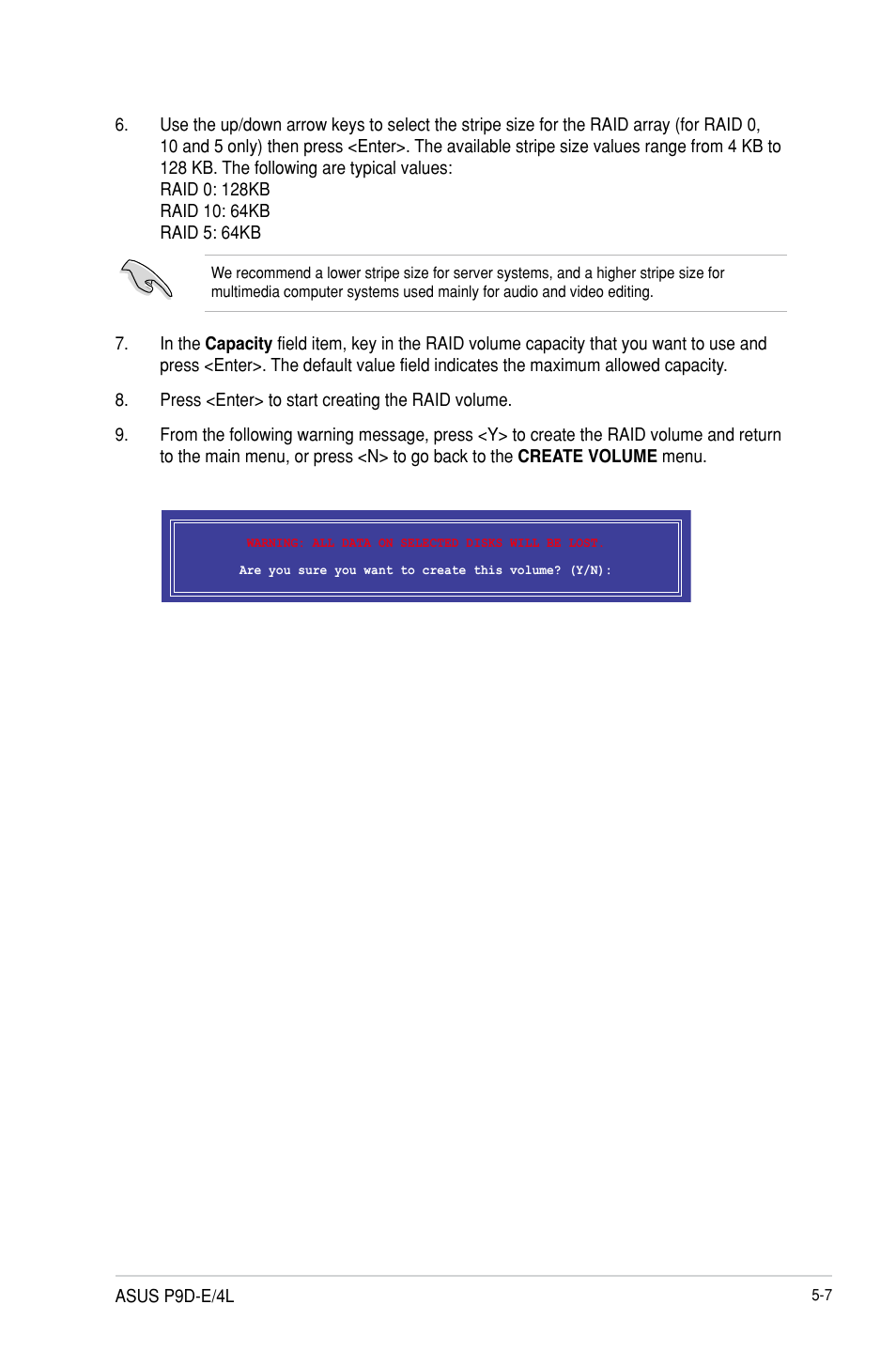 Asus P9D-E/4L User Manual | Page 112 / 159