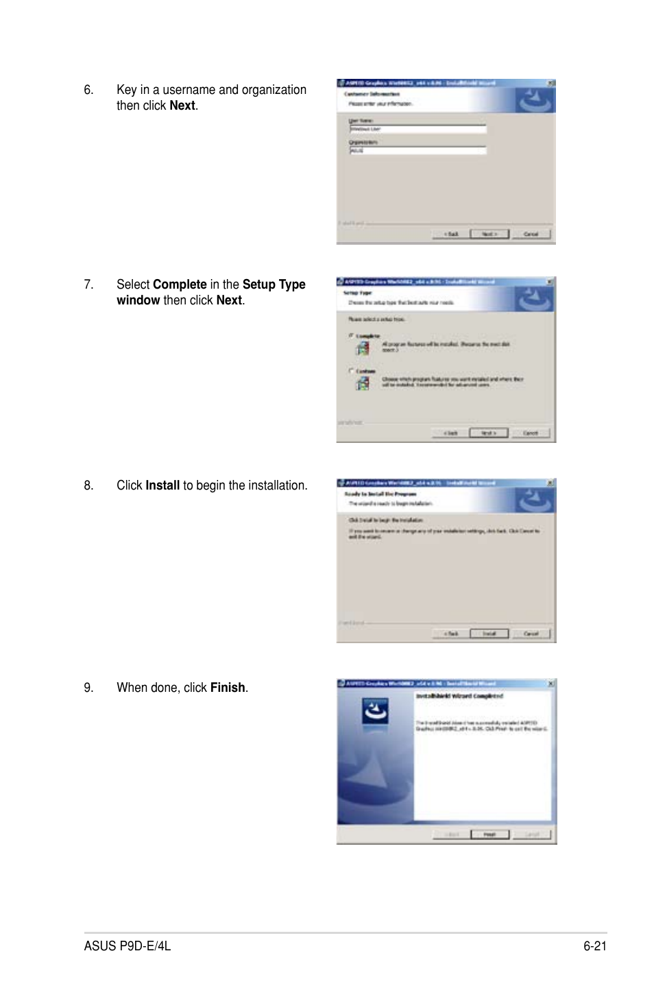 Asus P9D-E/4L User Manual | Page 144 / 159